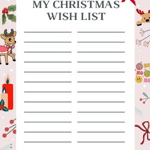Weihnachtswunschliste