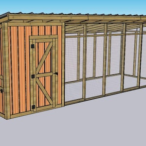 New 2025 , 8x24 Chicken coop plans-DIY Chicken coop plans with run-Diy chicken run  plans.20chickens
