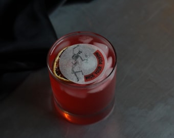 Edible 2" Halloween Cocktail Toppers: Spooky Party Drink Decorations