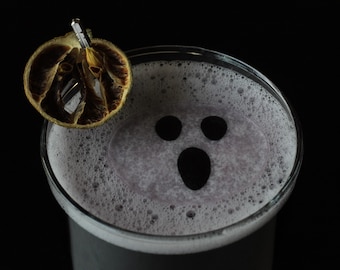 Edible 2" Halloween Cocktail Toppers: Spooky Party Drink Decorations