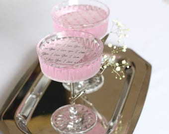 Edible 3" “I Love You” Cocktail Toppers, Wedding Toppers Decoration
