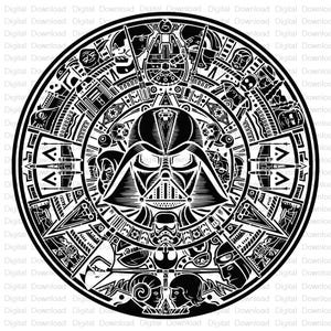 Star Wars SVG, Star Wars Cut-Datei, digitaler Download, Silhouette, Clip Art, Star Wars Symbol, Party Craft, Darth Vader, Cricut-Datei