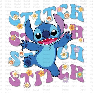Lilo and Stitch SVG, Cartoon Cut file, Digital Download, Silhouette, Clip art, Stitch, Cricut File, Kid Tshirt Design, Nursery Tshirt PNG