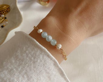 Armband med halvädelstenar