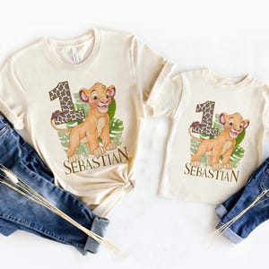 Lion King Birthday Shirt, Simba Birthday Tee, Lion King Family Birthday T-Shirts