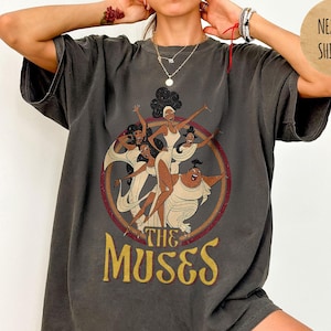 Vintage 90s Disney Hercules The Muses Comfort ColorsShirt, The Muses Hercules Shirt, Disney Hercules 1997 Shirt, Disneyland Vacation Shirt
