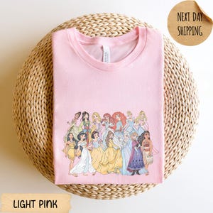 Retro Princess Shirt, Disney Princess Shirt, Princess Characters Shirt, Disney Girl Trip, Disneyland Shirt, Disney Group Tee, Disney Trip