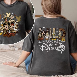 Disney Animal Kingdom Mickey Minnie Unisex T-Shirt, Two Sided Disney Animal Kingdom Shirt, Disney Family Animal Kingdom Shirt