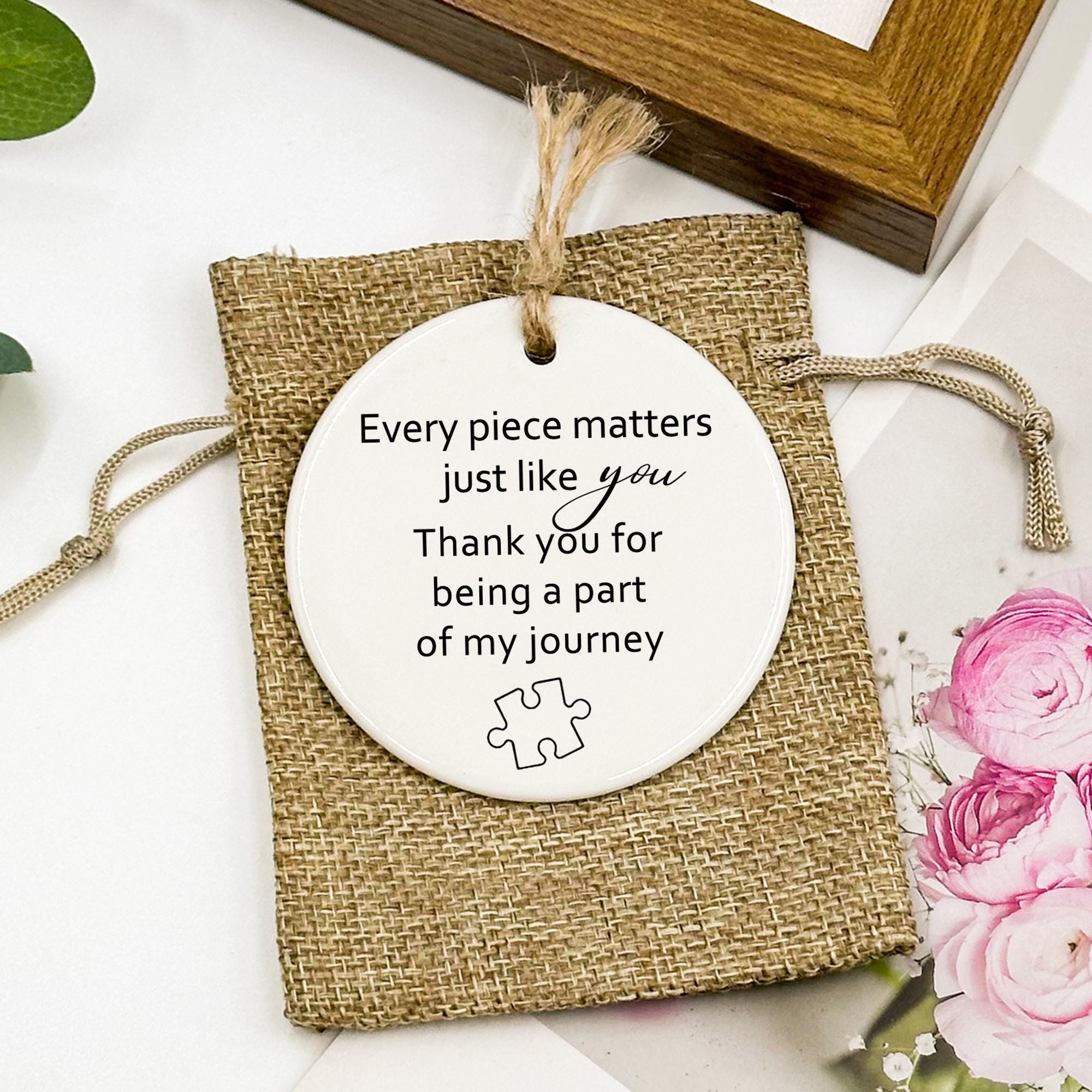 Personalized Ceramic Ornament, Mentor Teacher Thank You Gift – Arch-Print