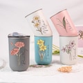 Personalized Stainless Steel Tumblers, Birth Flower Tumbler, Custom Insulated Travel Mugs, Bridesmaid Gift, Birthday Gifts For Her