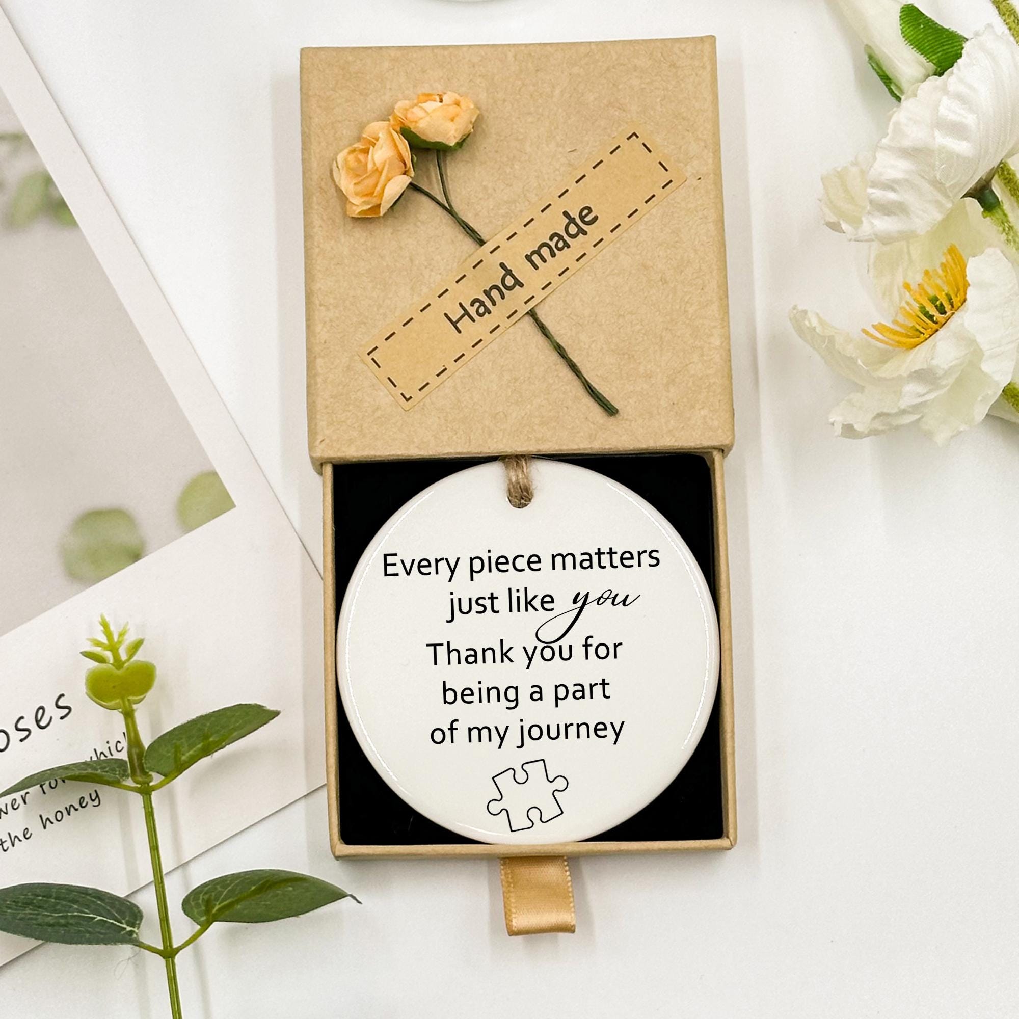 Personalized Ceramic Ornament, Mentor Teacher Thank You Gift – Arch-Print