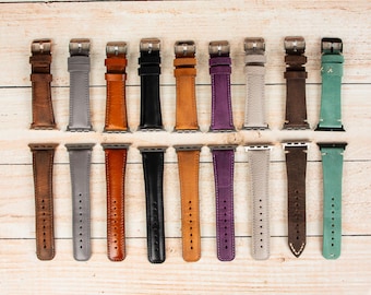 Engraved Leather Fitbit Band: Versa/Sense, Personalized Strap