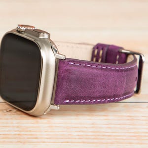 Genuine Leather Fitbit Versa 4 3 2 1 Watch Band for Women | Custom Personalized Fitbit Sense Strap Men, Valentine&#39;s Day Gift for girlfriend