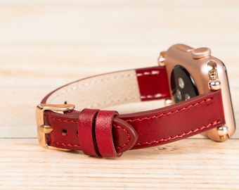 Leather Fitbit Band: Slim Beaded Strap for Versa & Inspire