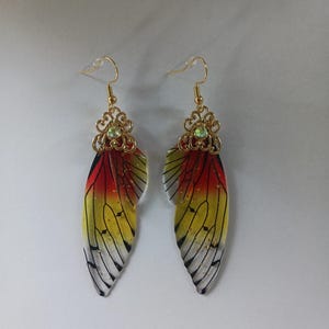 Monarch Butterfly Wing Earrings