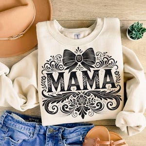 Coquette Valentine Mama png, Valentines png, Pink Bow png, Pink Mama png, Valentines Day png, Mama Valentines png, Mama png, Retro valentine