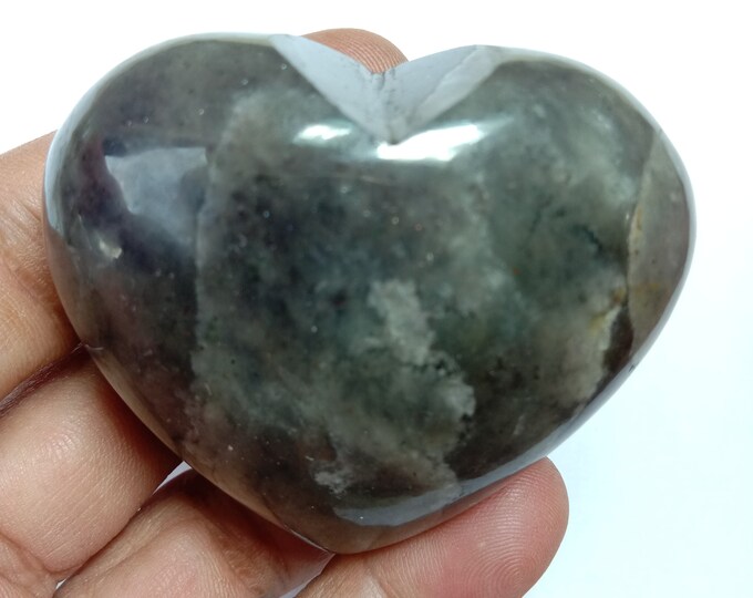 iolite crystal heart