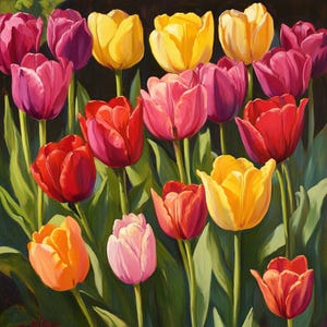 Artwork tulips