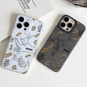 Custom Name Phone Case,Unique Phone Case,You Hold Our Hands Phone Case, Gift For Mom,Personalized for iPhone 16/15/14/13 Pro Max (TPU)