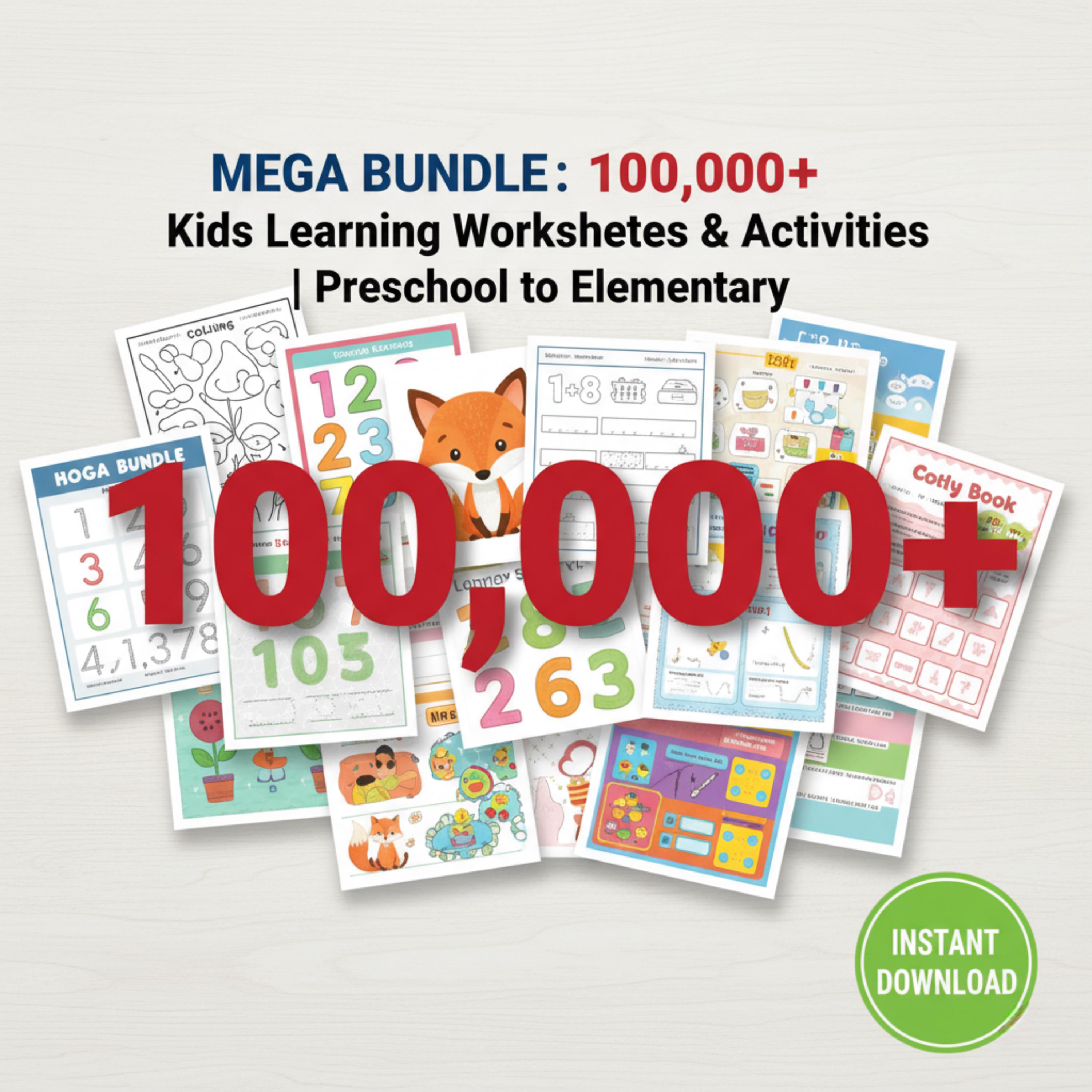 100,000+ Kids Learning Worksheets and Activities | Preschool to
