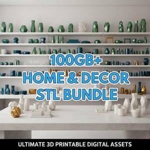 Home & Decor MEGA BUNDLE STL 100 GB+