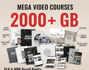 2000+ GB Premium Courses Mega Pack | Master Skills & Grow Your Business