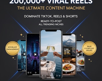 200K+ Viral Reels Bundle: AI Animated Social Media Shorts (PDF)