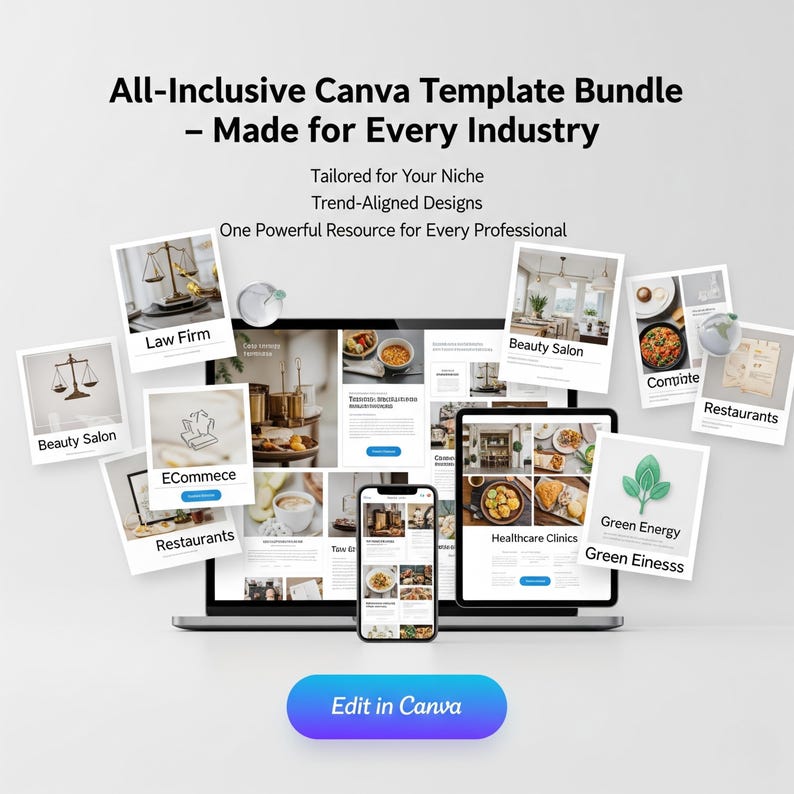 10,000 Editable Canva Templates | Ultimate Branding and Social Media ...