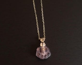 Natuursteen mini-urnketting, zwarte obsidiaan aandenken