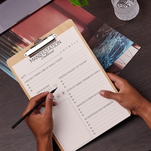Manifestation Planner: Daily Self-Care Journal & Goal Setting (PDF Printable)