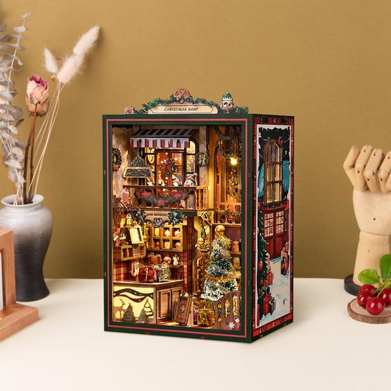 クリスマスショップ DIY ミニチュアドールハウスキット：クリスマス