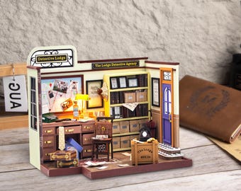 ドールハウス完成品オーダー。モダンなロフト Amazon | Hands Craft DIY ミニチュアドールハウスキット
