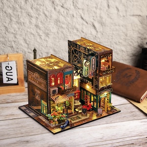 Miniature Dollhouse Kit, Scarbrough, DIY Model Building Kit with Detailed Furniture, Dreamy Handcraft Home Decoration, Gifts for Friend