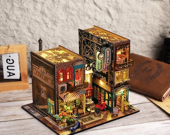 Miniature Dollhouse Kit, Scarbrough, DIY Model Building Kit with Detailed Furniture, Dreamy Handcraft Home Decoration, Gifts for Friend