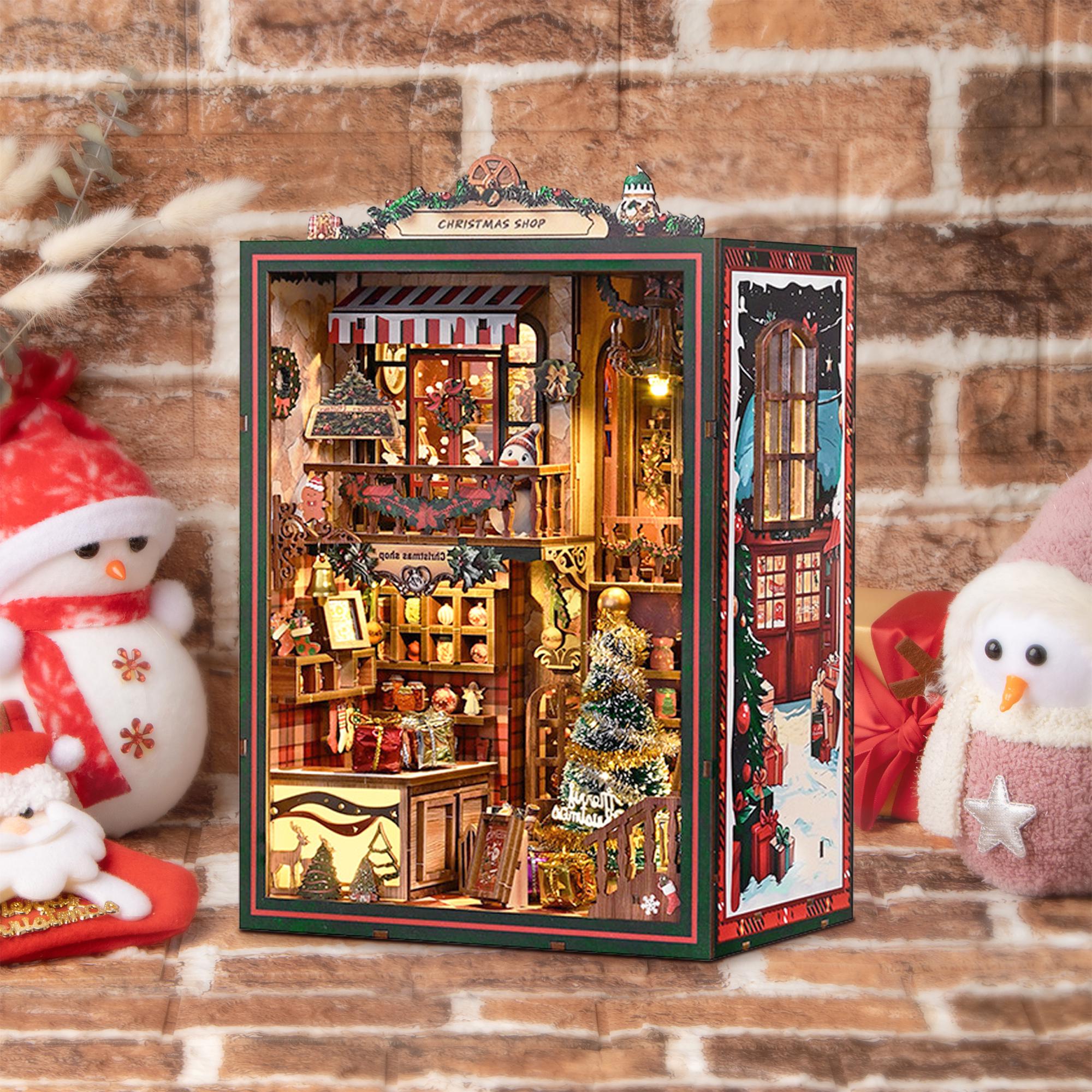 クリスマスショップ DIY ミニチュアドールハウスキット：クリスマス