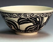 porcelain bowl, hand made hand painted aisian style decoration cereal bowl soup bowl, collector bowl
