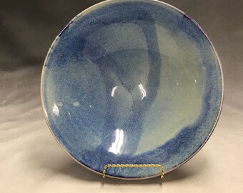 Large ceramic bowl, porcelain bowl, coffee table bowl, Chinese style bowl, Bowl with Chinese style glaze, chun blue gray bowl, fruit bowl.