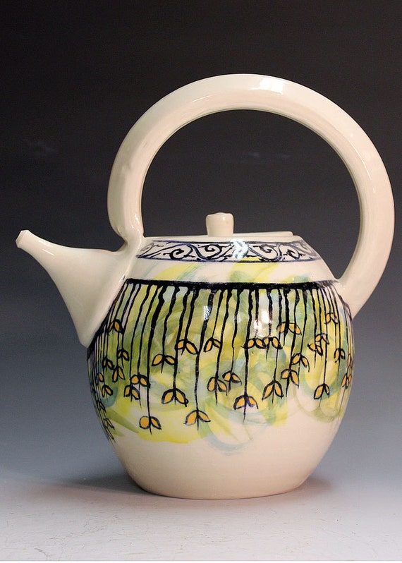 Hand made teapots unique porcelain teapots tea service Etsy