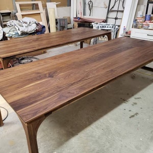 MADE to ORDER / for 72" x 38" MCM walnut table