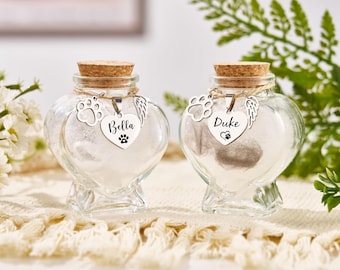 Pot souvenir en poils d'animal de compagnie, pot commémoratif personnalisé en fourrure pour chien, cadeau pour chien, chat, cadeau de perte d'animal de compagnie, cadeau personnalisé pour souvenir d'animal de compagnie