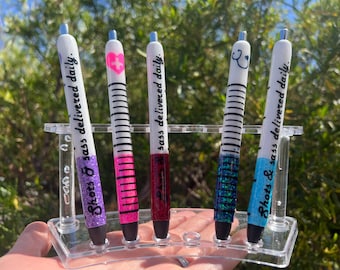 Glitter Syringe Pen: Funny Nurse Gift, Medical Office Desk Decor