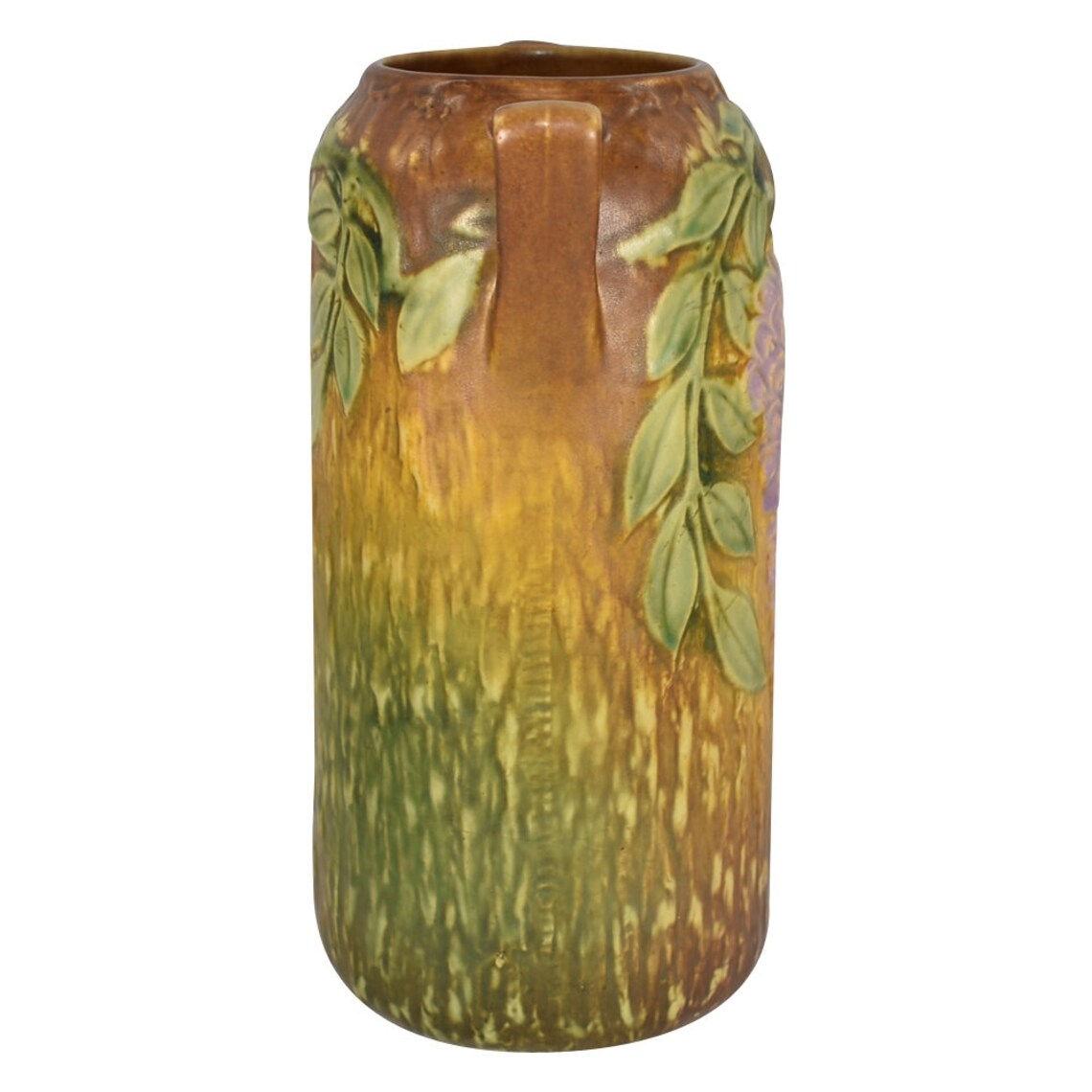 Roseville Pottery Wisteria Tan Vase 63910 Etsy