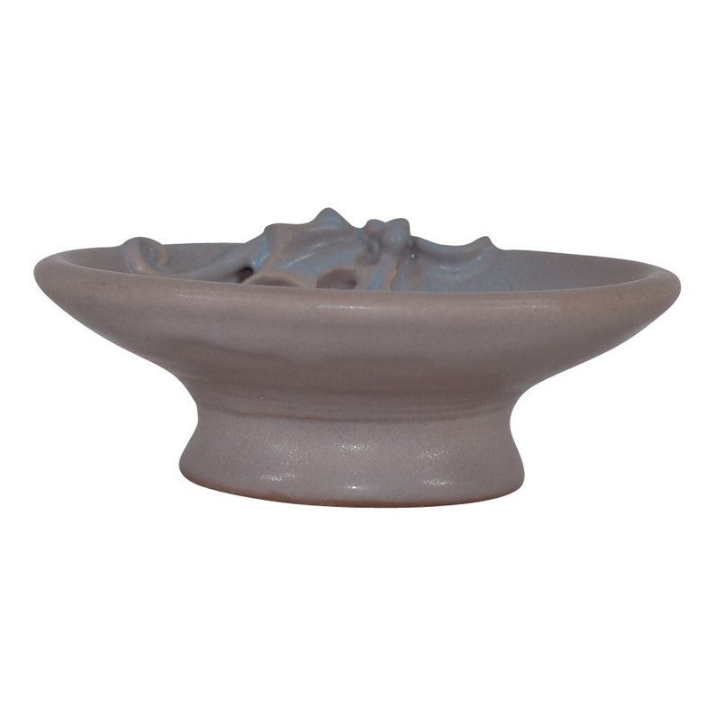 Hager Van Briggle Pottery 2000s Original Hand Made Small Pedestal Bowl