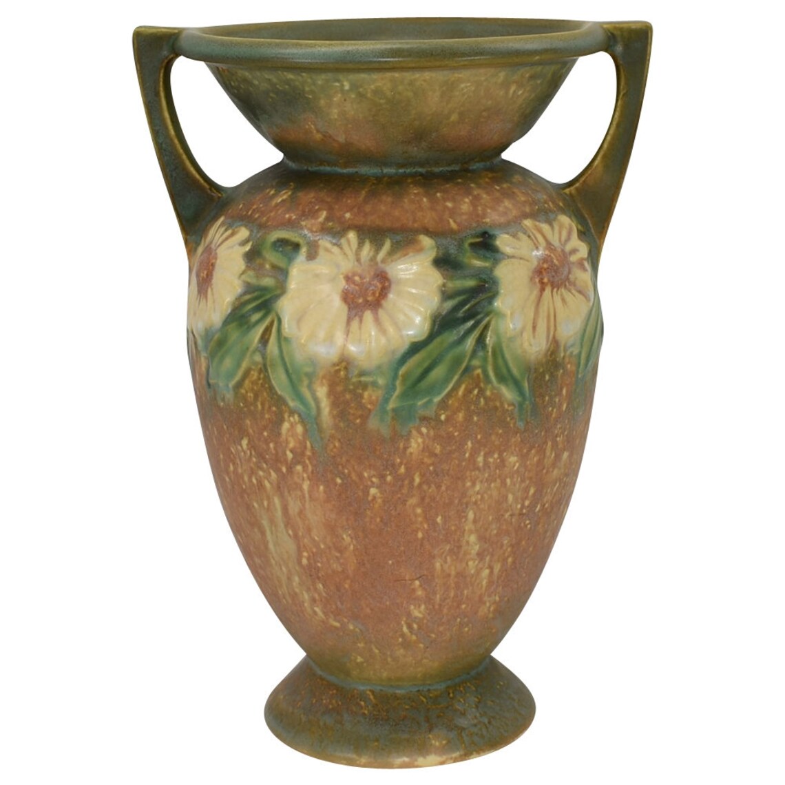 Roseville Pottery Dahlrose 1928 Vase 36910 Etsy