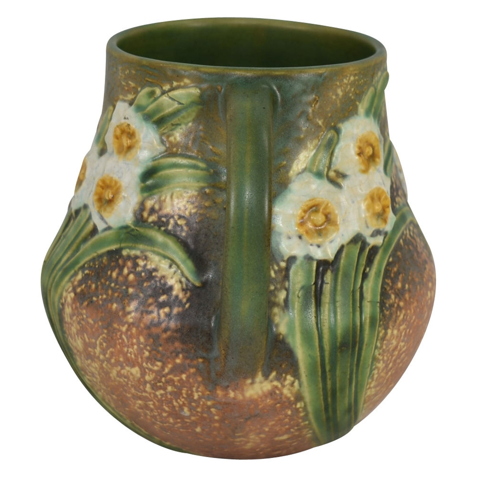Roseville Pottery Jonquil Vase 5266 Etsy