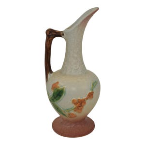 Roseville Bittersweet Gray 1951 Mid Century Modern Art Pottery Ewer 816-8