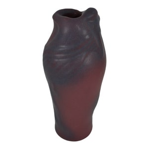 Van Briggle Late Teens Vintage Art Nouveau Pottery Mulberry Lorelei Ceramic Vase image 2