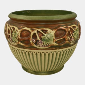 Roseville Normandy 1928 Vintage Art Pottery Ceramic Jardiniere Planter 609-8
