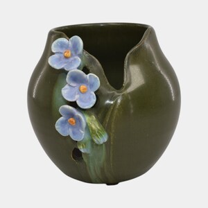 Ephraim Faience 2020 Hand Made Pottery Miniature Wildflower Vase