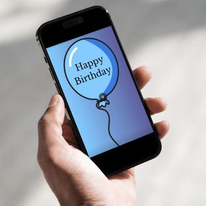 Animated Birthday card for Him | Personalised card for Him| Happy Birthday to you |Digital card | Digital message | Bday card for Him |